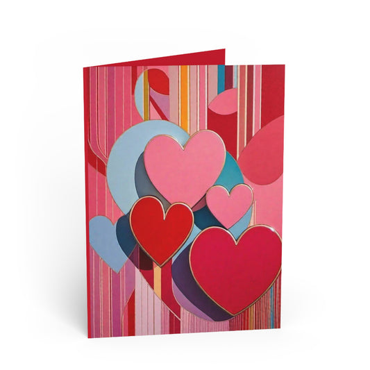 Harmony Hearts  Eco Friendly Blank Valentine Card 🌳