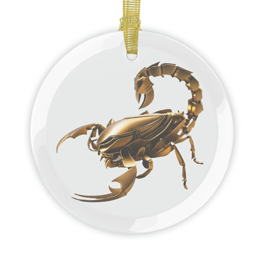 Mechanical Scorpion Glass Ornament