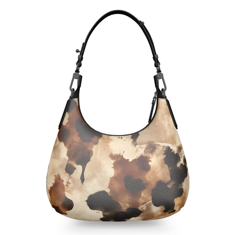 Steppe Touch Leather Curve Bag 🏕