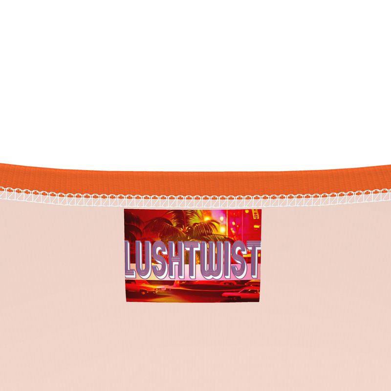 Pink Lion Cotton Crop Tee ♻️✅🏕