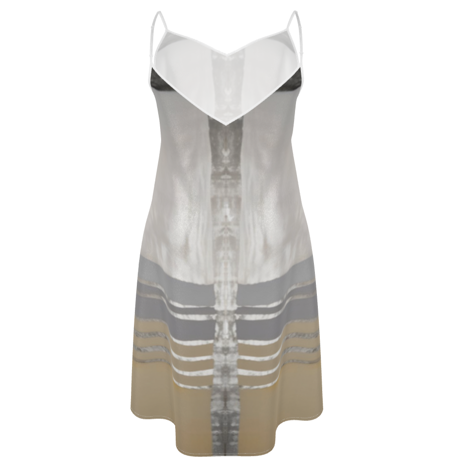 Midnight Maiden Silk Slip Dress 🏕✅