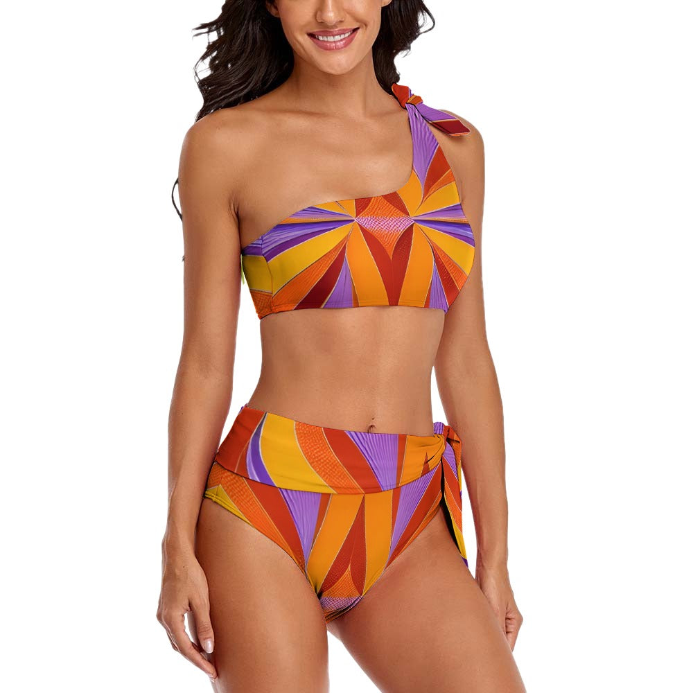 Orange Deco Island Bikini
