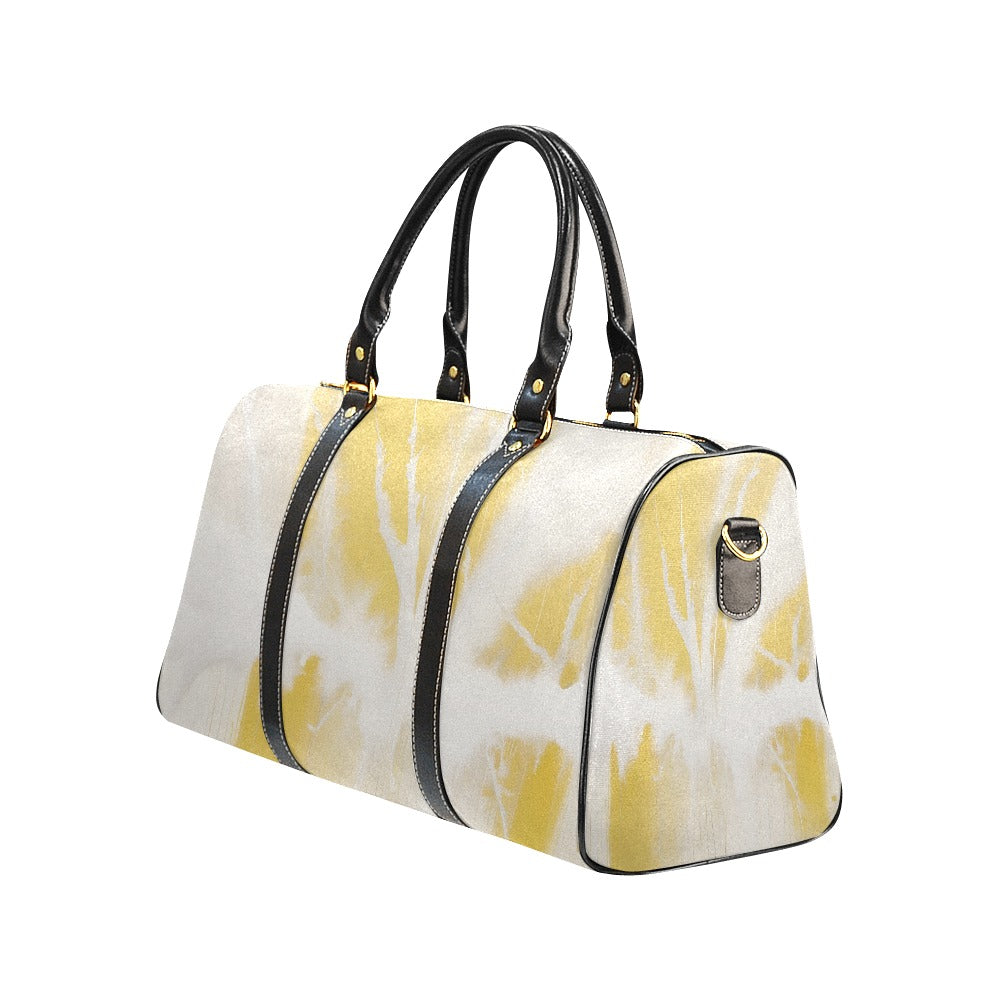 Gold Leaves Small Flight Bag