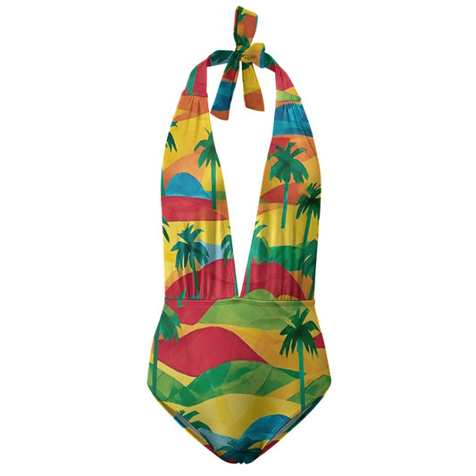 Palm Desert Halter Swimsuit