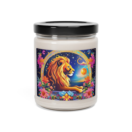 Warm and Majestic Leo Scented Soy Candle 🌱