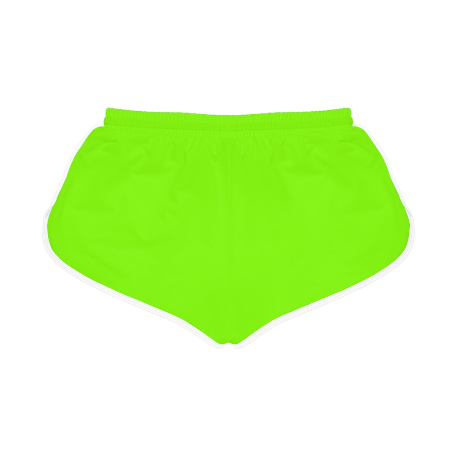 Neon Green Retro Women's Gym Shorts