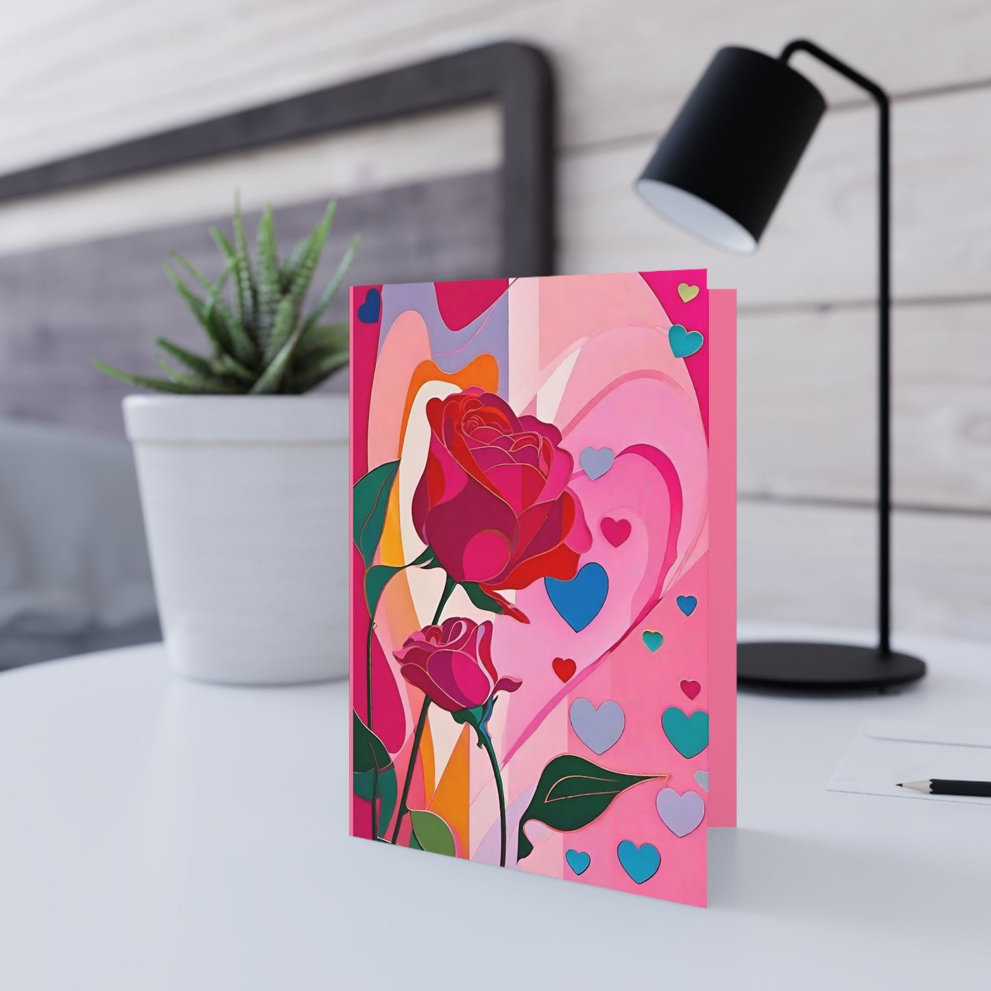 Floras Damor Eco Friendly Blank Valentine Card 🌳