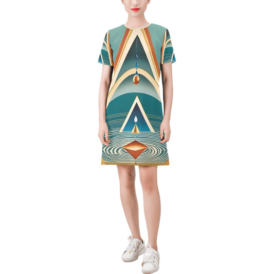 Angularity A-Line Mini Dress