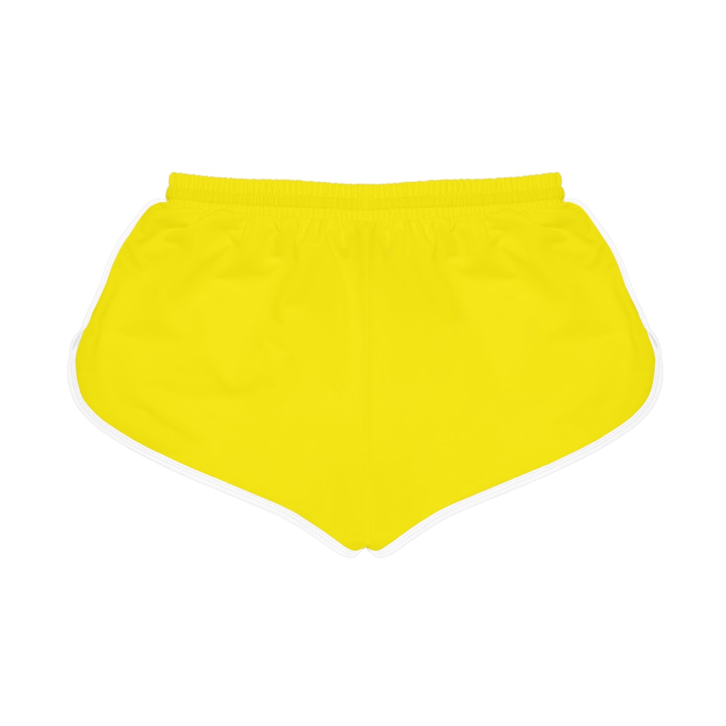 Yellow Retro Women's Gym Shorts
