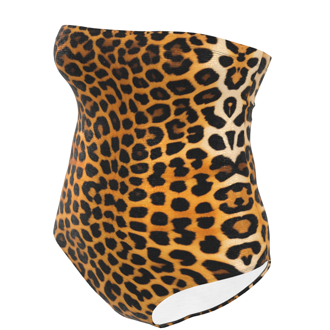 Lady Miss Leopard Strapless Swimsuit✅