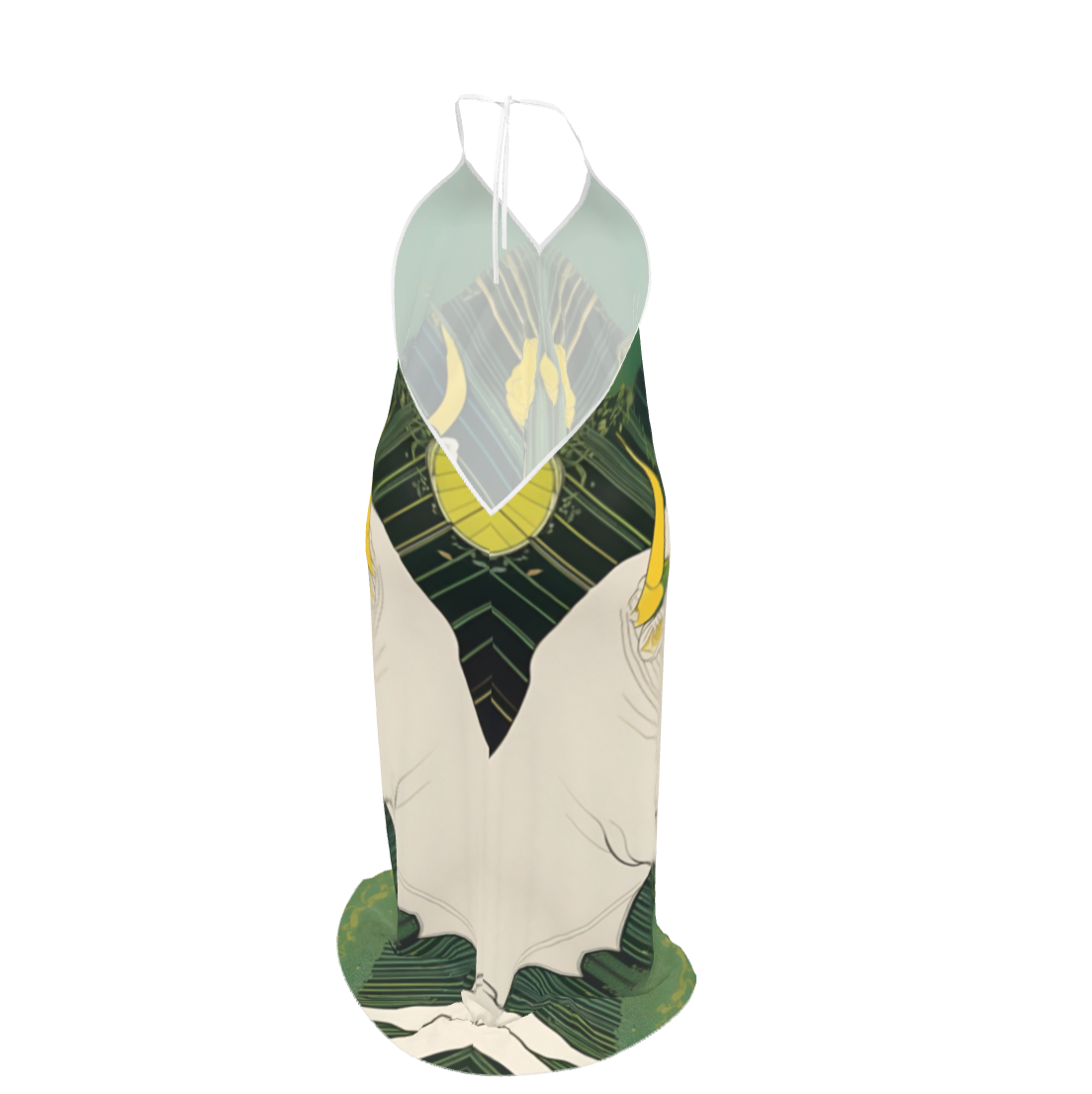 Prairie Fairy Silk Halterneck Dress