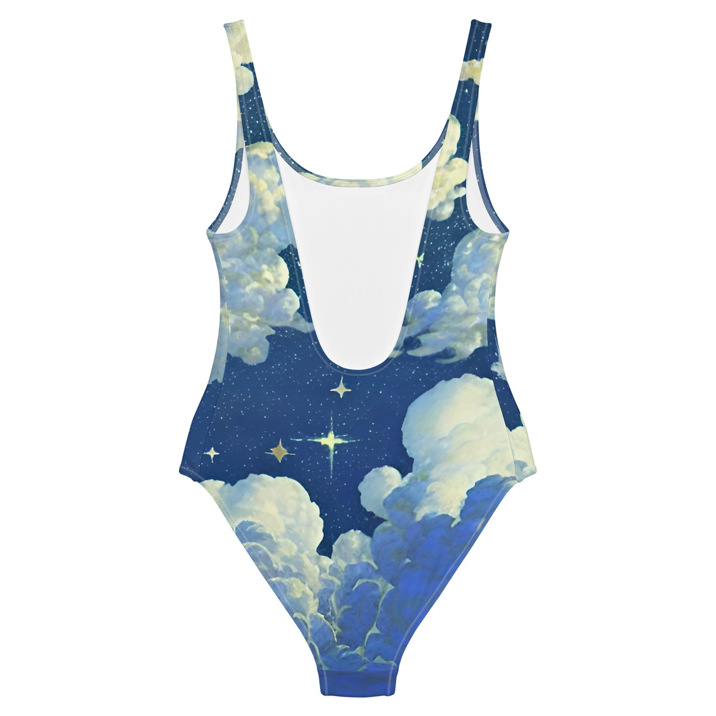 Paradise Sky Modern One-Piece Swimsuit