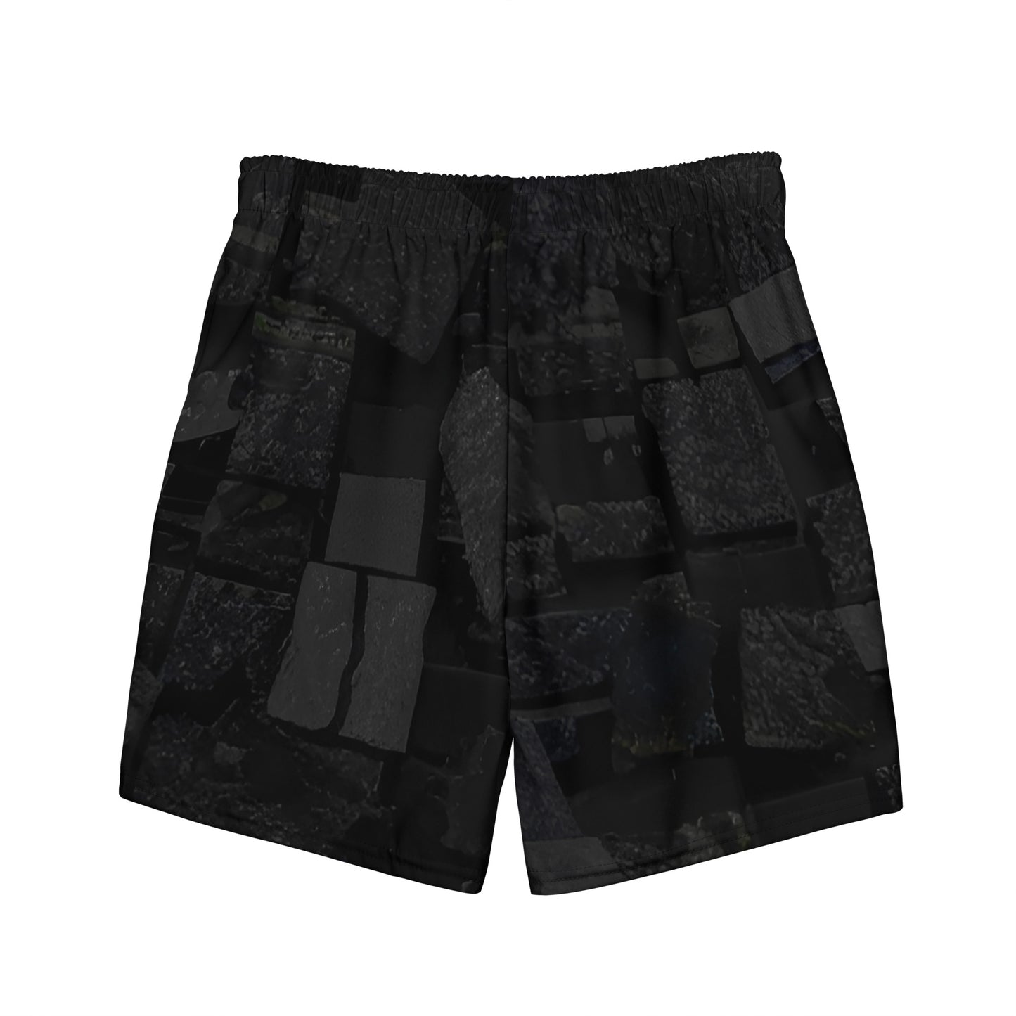 Rough Obsidian Eco-Modern Swim Trunks ♻️