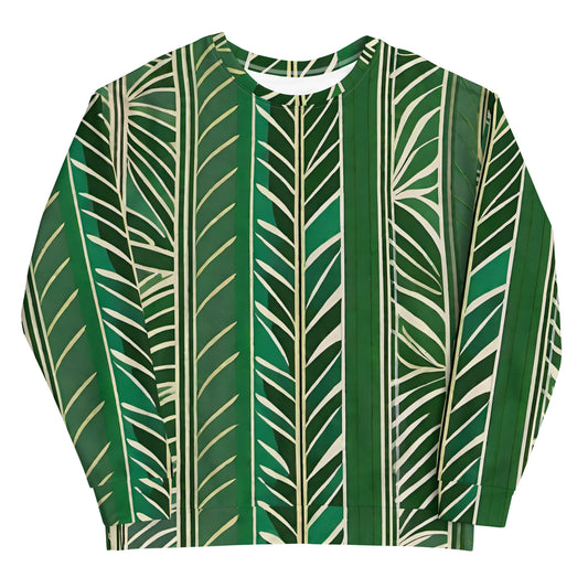 Bamboo Leaves Unisex Eco-Sweatshirt ♻️