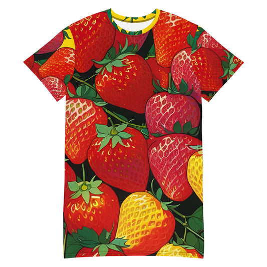 Strawberry Mound T-shirt dress