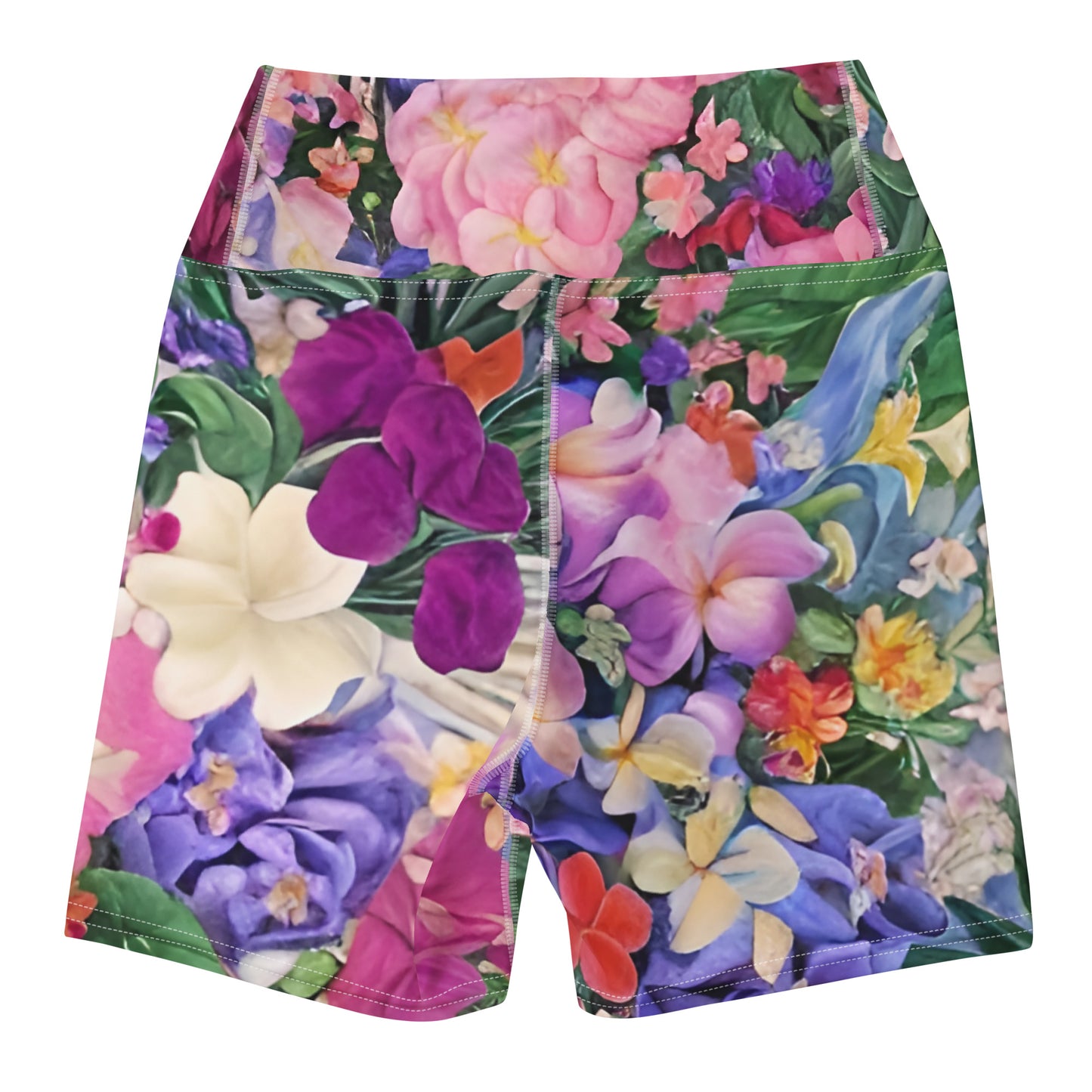 Bougie Bouquet Yoga Shorts