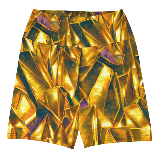 Solid Gold Yoga Shorts
