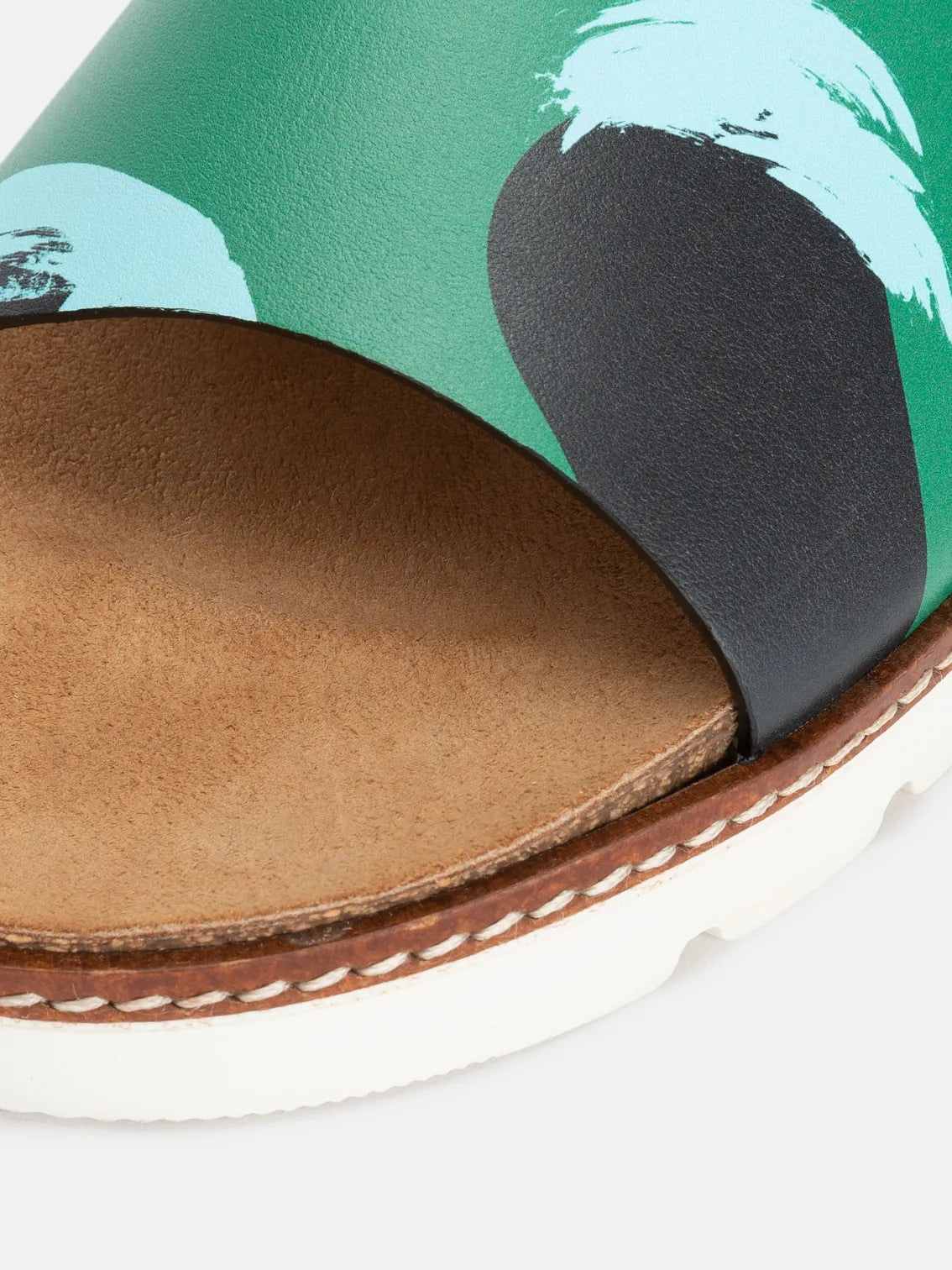 Moth Queen Leather Slide Sandals 🏕