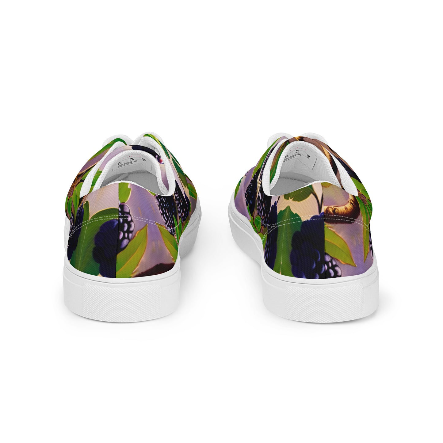 Blackberries Women’s lace-up canvas shoes