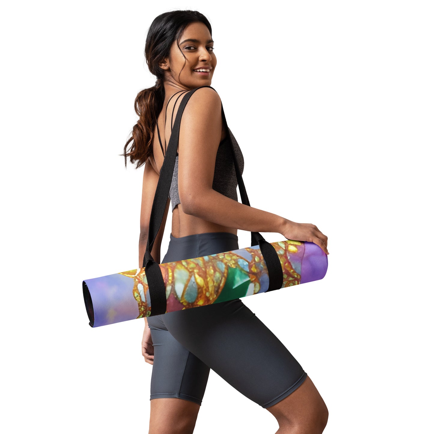 Oh! The Bling Drips Yoga mat