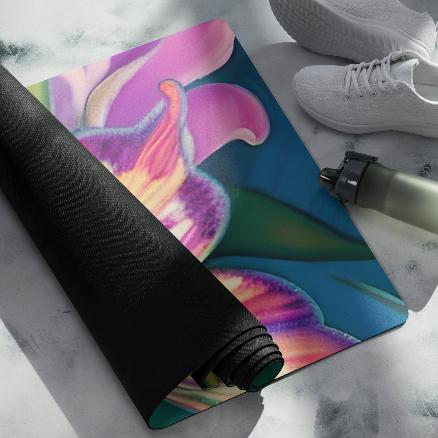 Moth Angels Yoga mat