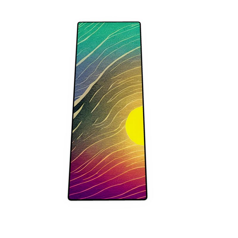 Sunshine Wave Eco-Friendly Yoga Mat 🌱
