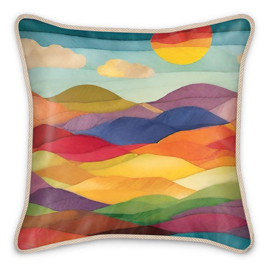 Santa Fe Sunset Silk Pillow