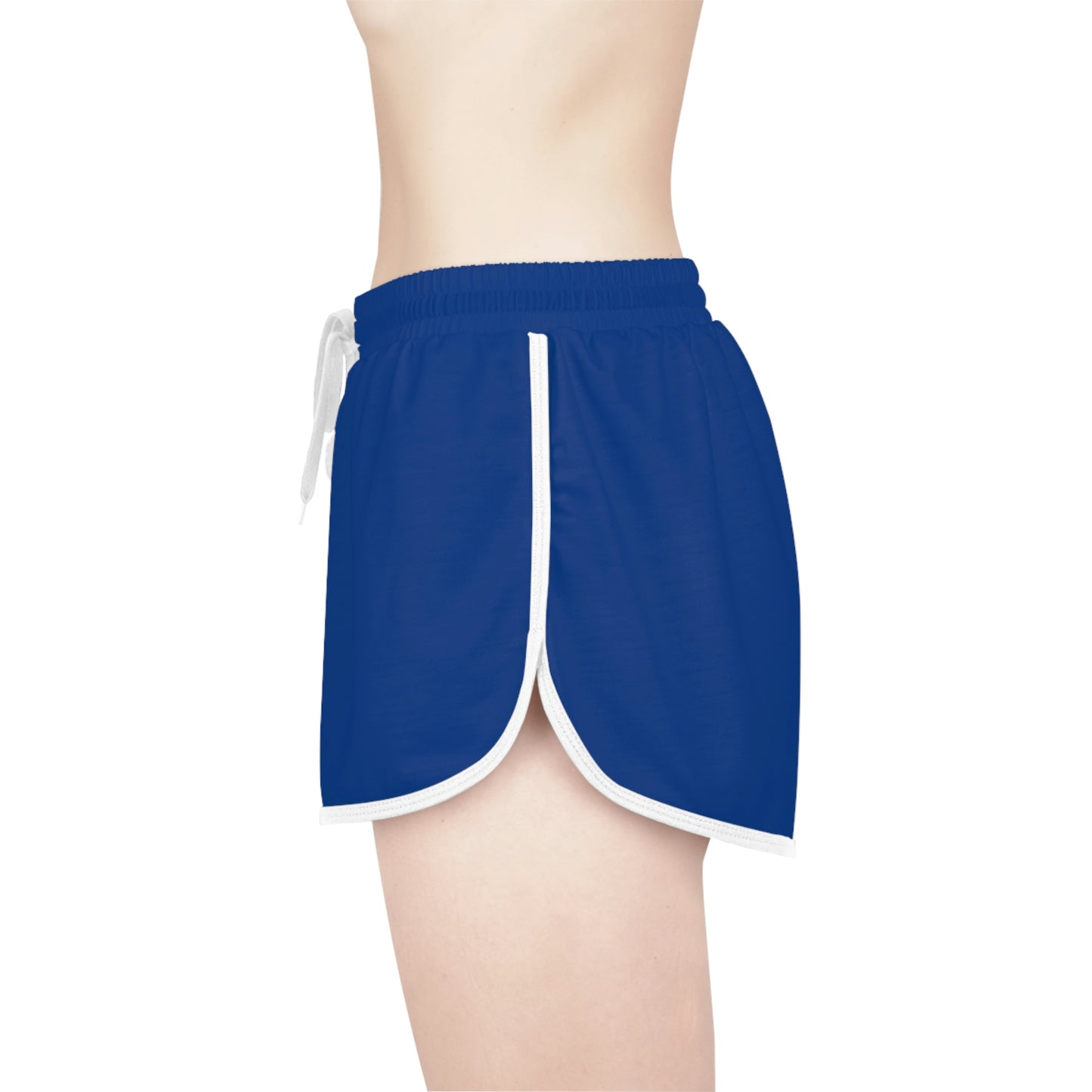 Dark Blue Retro Women's Gym Shorts