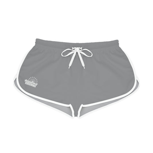 Grey Retro Women's Gym Shorts