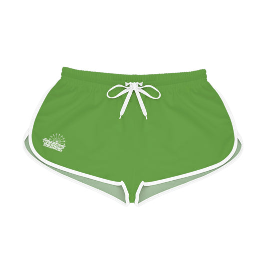 Leaf Green Retro Women's Gym Shorts