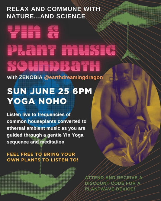 Yin & Plant Music 6/25/23 Yoga Noho