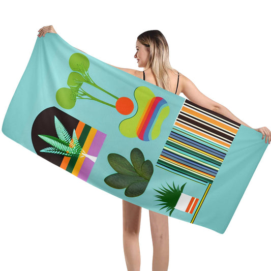 Plant Mode Microfiber Beach Towel