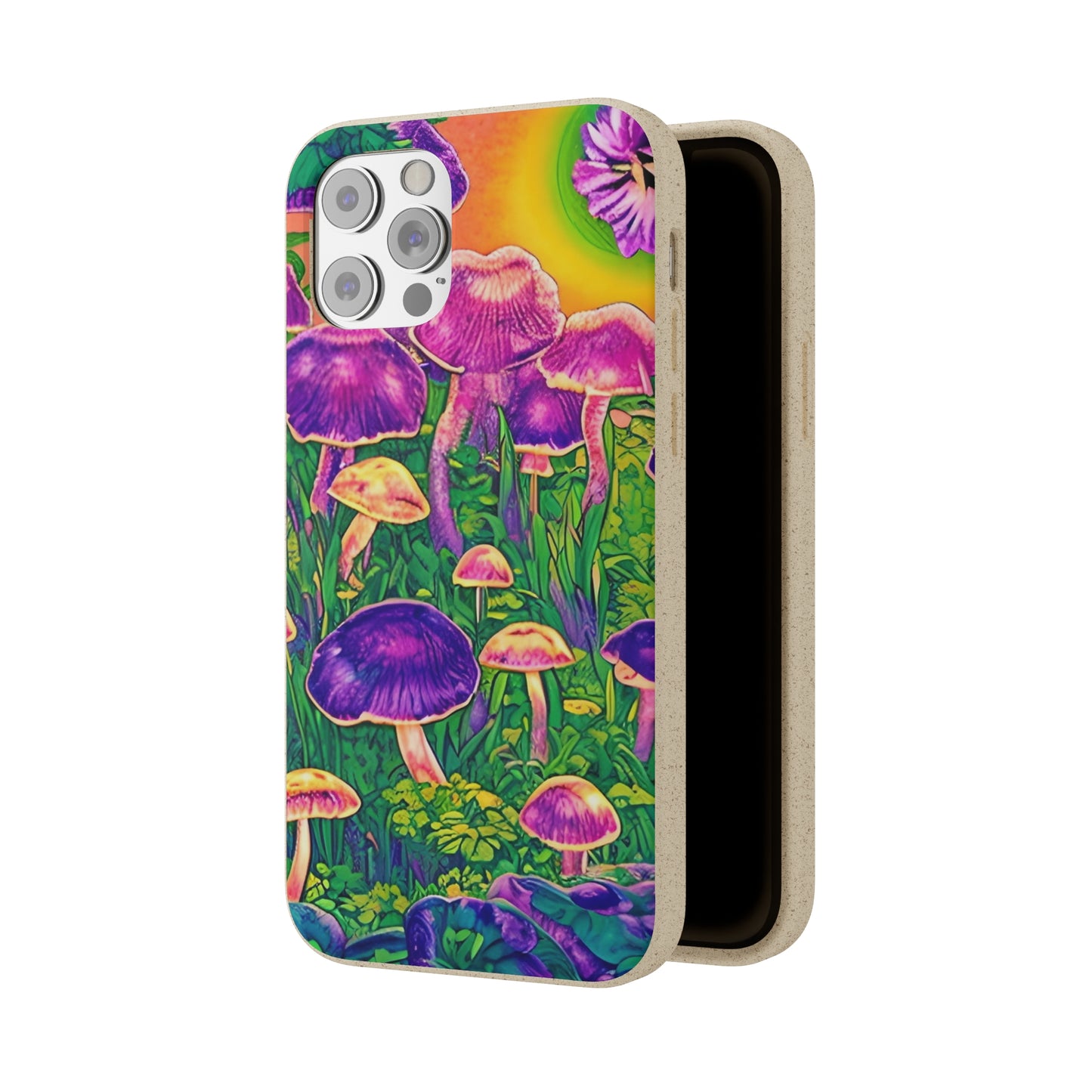 Magic Mushrooms EcoElegance Biodegradable Cases 🌱