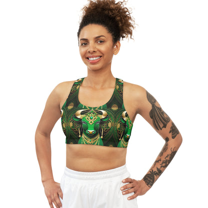 Emerald Bull of May Softflex Sports Bra 🇺🇸