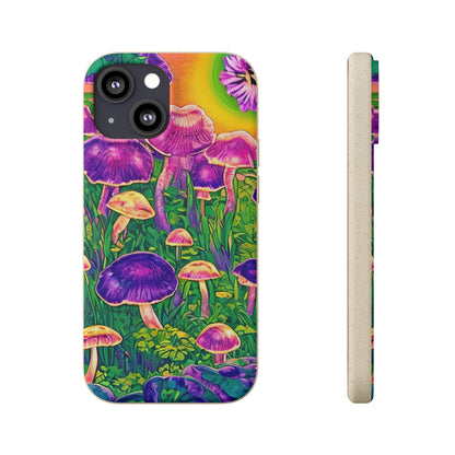 Magic Mushrooms EcoElegance Biodegradable Cases 🌱