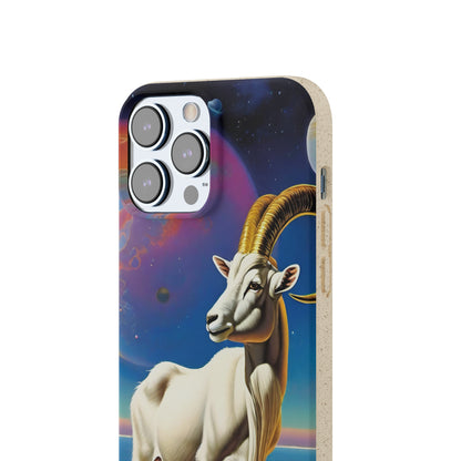 Goat of Mountain and Sea Eco Elegance Biodegradable Cases 🌱