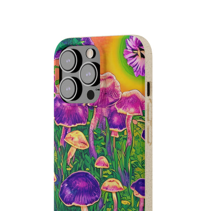 Magic Mushrooms EcoElegance Biodegradable Cases 🌱