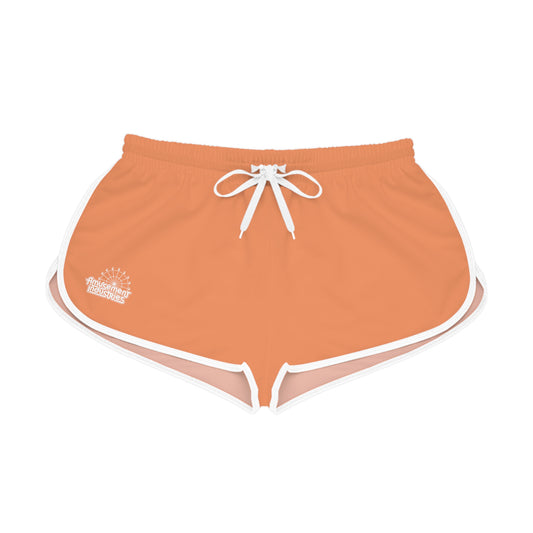 Peach Retro Women's Gym Shorts