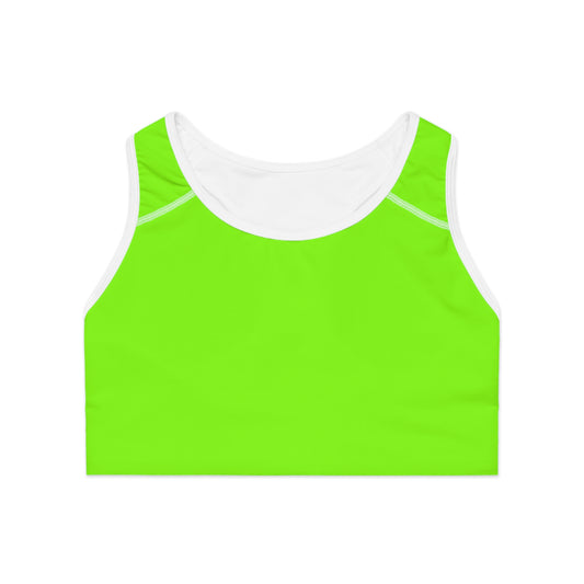 Neon Green Classic Sports Bra 🇺🇸