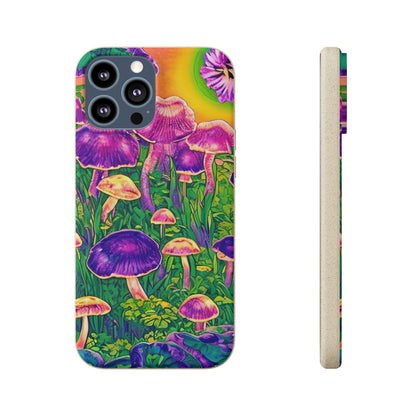 Magic Mushrooms EcoElegance Biodegradable Cases 🌱