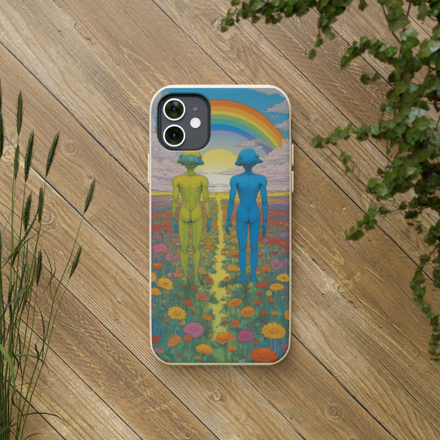 Gemini Spring V EcoElegance Biodegradable Phone Case 🌿