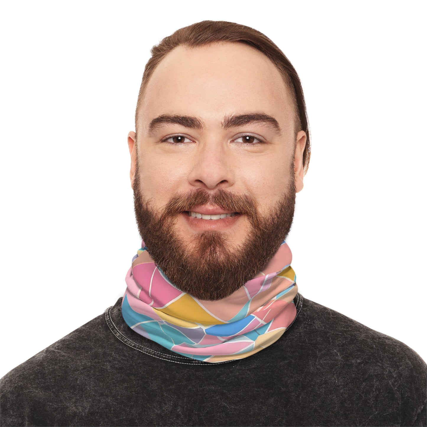 Pastel Angles Heavyweight Neck Gaiter 🇺🇸