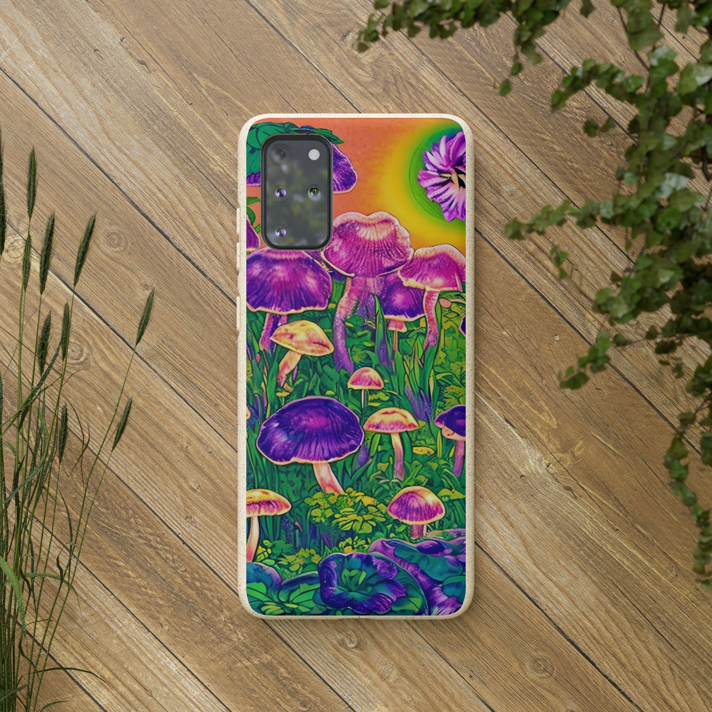 Magic Mushrooms EcoElegance Biodegradable Cases 🌱