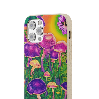 Magic Mushrooms EcoElegance Biodegradable Cases 🌱