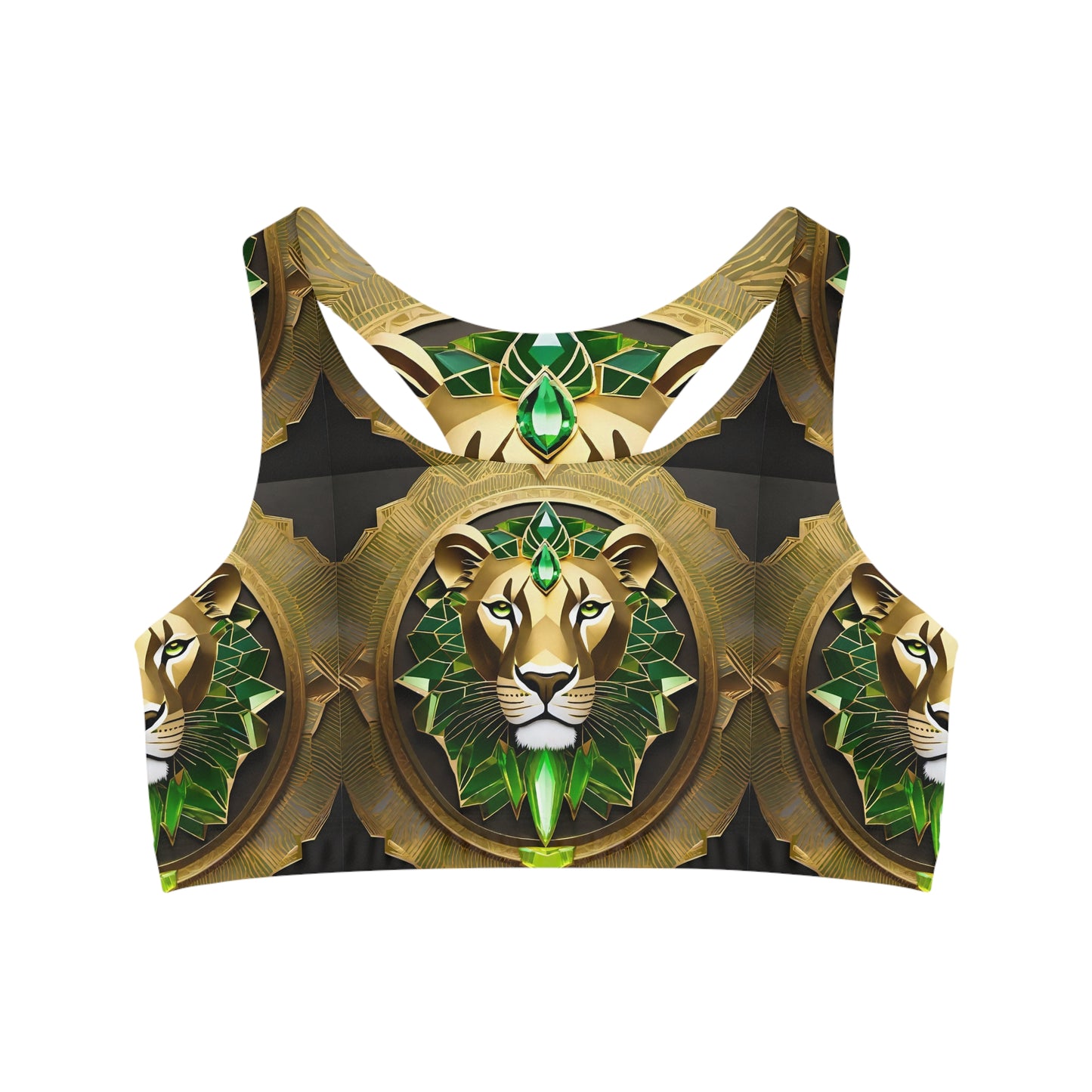 Peridot Lion Softflex Sports Bra 🇺🇸