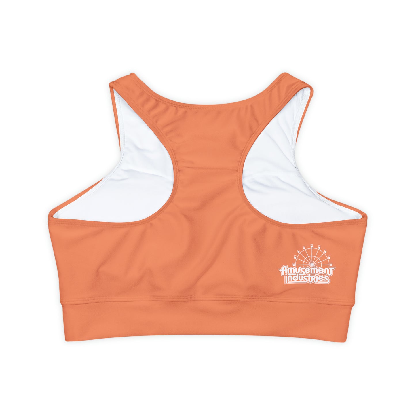 Peach Crewneck Sports Bra 🇺🇸