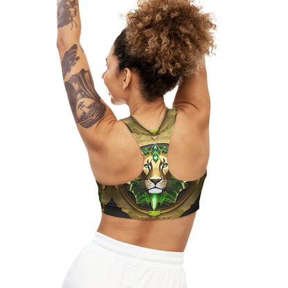 Peridot Lion Softflex Sports Bra 🇺🇸