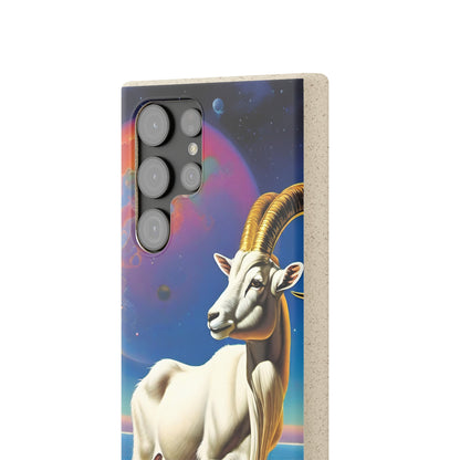 Goat of Mountain and Sea Eco Elegance Biodegradable Cases 🌱