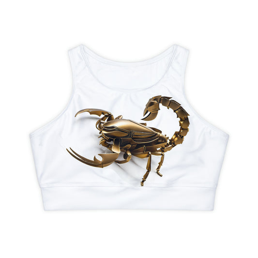 Mechanical Scorpion Crewneck Sports Bra 🇺🇸