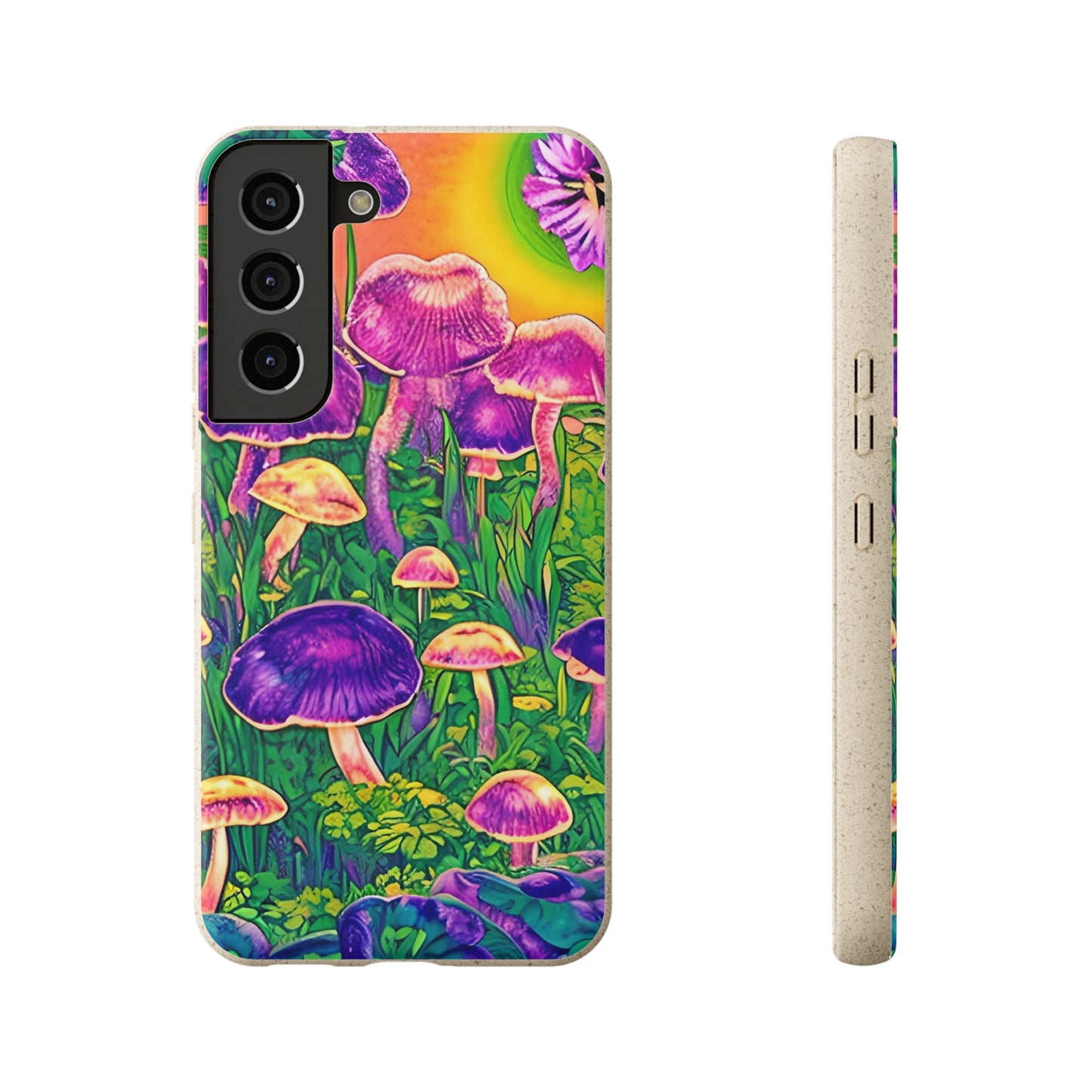 Magic Mushrooms EcoElegance Biodegradable Cases 🌱